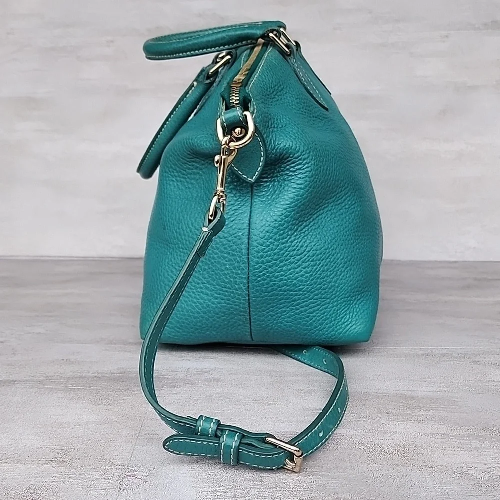 Dooney & Bourke Pebbled Leather Dillen Crossbody Satchel